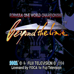 Formula One World Championship - Beyond The Limit (U) Title Screen
